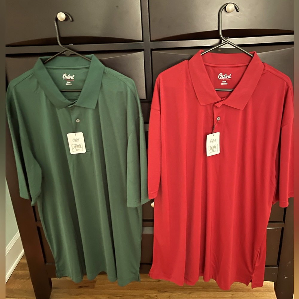 Set of 2 Oxford America Polos 3XL